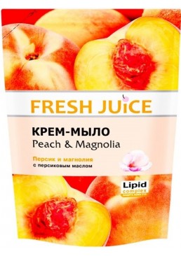 Крем-мыло Fresh Juice дой-пак Peach&Magnolia, 460 мл